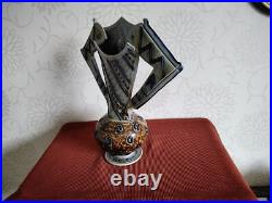 Andrew Osborne Salt Glaze British Studio Art Pottery Vase! 13 High 33 Cms