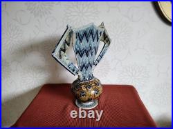 Andrew Osborne Salt Glaze British Studio Art Pottery Vase! 13 High 33 Cms