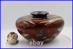 Anita Harris Black Ryden Studio Pottery Bowl Signed No. 62 English Stoneware