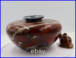 Anita Harris Black Ryden Studio Pottery Bowl Signed No. 62 English Stoneware