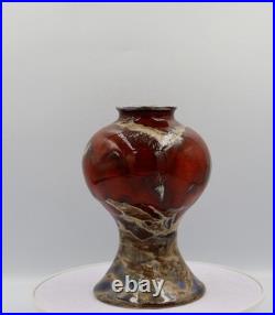 Anita Harris Black Ryden Studio Pottery Vase Signed British Stoneware A Beauty