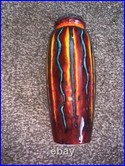 Anita Harris Pottery Vase Design 16cm Tall Gold Signed Rare Unique 1 Of 1 Anita Harris Pottery Vase Design 16cm Tall Gold Signed Rare Unique 1 Of 1