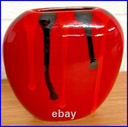 Anita Harris Scream Vase 12cm Signed Studio Art Pottery Horror Theme Excellent