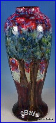 Anita Harris Studio Art Pottery Stoneware Glaze Effects Large Vase Bluebell Wood