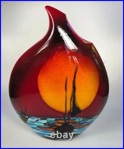 Anita Harris Studio Coming Home Teardrop Vase Signed Extra Large 31cm EC