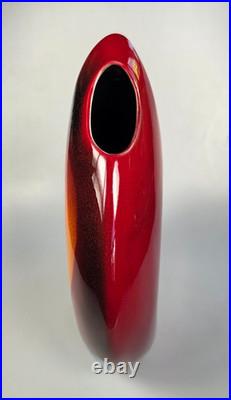Anita Harris Studio Coming Home Teardrop Vase Signed Extra Large 31cm EC