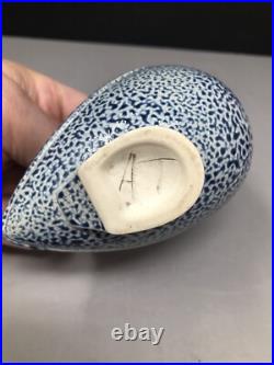 Anthony Theakston Studio Pottery Salt glazed Small Porcelain Bird Jug 11cm #2477