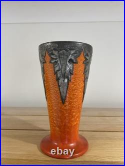 Antique Barnstaple Potter Vase Litchdon Street Potteries Devon Studio Pottery