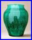 Antique_Continental_French_Majolica_Green_Studio_Art_Pottery_Vase_Ceramic_France_01_ae