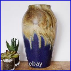 Antique French Vase Jean Pointu Signed Studio Art Pottery Large Glazed Stoneware