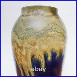 Antique French Vase Jean Pointu Signed Studio Art Pottery Large Glazed Stoneware