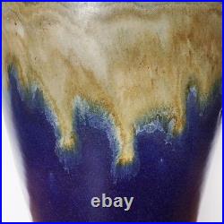 Antique French Vase Jean Pointu Signed Studio Art Pottery Large Glazed Stoneware