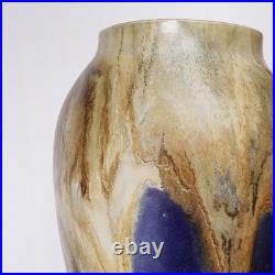 Antique French Vase Jean Pointu Signed Studio Art Pottery Large Glazed Stoneware