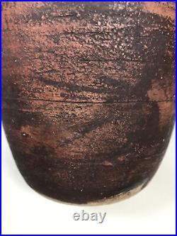 Antique Vintage Studio Pottery stoneware Vase Signed J D