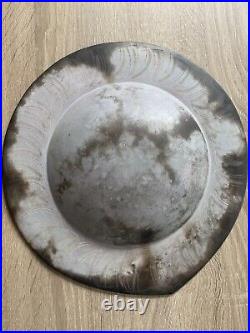 Antonia Salmon Burnished Studio Pottery Dish. Stunning Piece