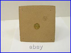 Artist Signed Studio Pottery Stoneware Pyramid Sculpture Ann Fung