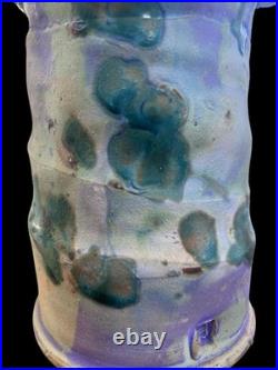 Ashley Howard Studio Pottery Handmade Bucket Vase. Signed Ashley Howard Studio Pottery Handmade Bucket Vase. Signed