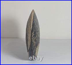 BEN ARNUP Pottery Free form Trompe L'oeil Optical Stoneware Vase Decorative Art