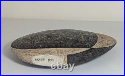 BEN ARNUP Pottery Free form Trompe L'oeil Optical Stoneware Vase Decorative Art