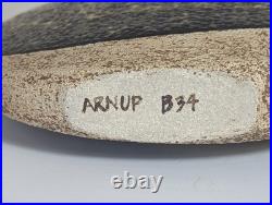 BEN ARNUP Pottery Free form Trompe L'oeil Optical Stoneware Vase Decorative Art