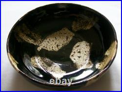 BS England Studio Art Pottery English Charger honeycomb brown ceramic bowl vgc