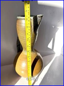 Barry Huggett Rare And Early Monumental Studio Pottery Water Jug