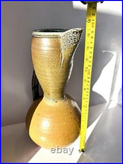 Barry Huggett Rare And Early Monumental Studio Pottery Water Jug