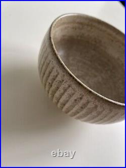 Beautiful David Leach Miniature Fluted Studio Pottery Bowl
