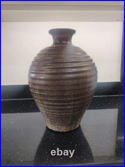 Beautiful Large Made In Cley Pottery Vase, approx. 25 cm diameter