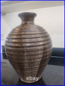 Beautiful Large Made In Cley Pottery Vase, approx. 25 cm diameter