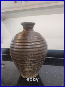 Beautiful Large Made In Cley Pottery Vase, approx. 25 cm diameter