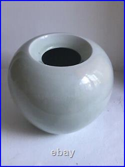 Beautiful Porcelain Studio Pottery Ovoid Vase Made In Cley Gunhild Espelage