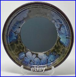Beautiful, Rare Vintage Crich Pottery Large Mirror Diana Worthy Studio Pottery