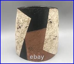 Bernard Irwin Studio Pottery Elliptical Vase