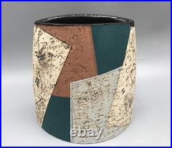 Bernard Irwin Studio Pottery Elliptical Vase Bernard Irwin Studio Pottery Elliptical Vase