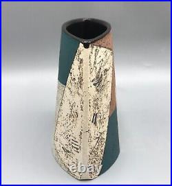Bernard Irwin Studio Pottery Elliptical Vase Bernard Irwin Studio Pottery Elliptical Vase
