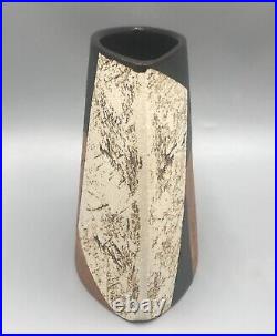 Bernard Irwin Studio Pottery Elliptical Vase