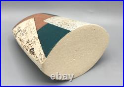 Bernard Irwin Studio Pottery Elliptical Vase Bernard Irwin Studio Pottery Elliptical Vase