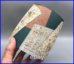 Bernard Irwin Studio Pottery Elliptical Vase Bernard Irwin Studio Pottery Elliptical Vase