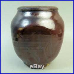 Bernard Leach St Ives Studio Pottery Vase (clear Seal Marks)