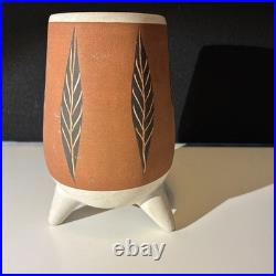 Bernard Moss Mevagissey Tripod Vase Studio Pottery