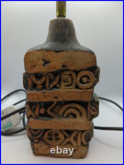 Bernard Rooke Brutalist Lamp Mid Century Studio Pottery Not Pat Tested Bernard Rooke Brutalist Lamp Mid Century Studio Pottery Not Pat Tested