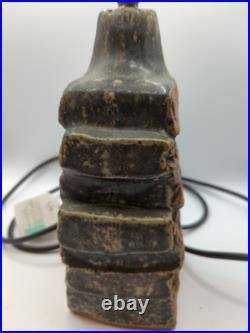 Bernard Rooke Brutalist Lamp Mid Century Studio Pottery Not Pat Tested Bernard Rooke Brutalist Lamp Mid Century Studio Pottery Not Pat Tested