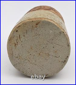 Bernard Rooke Studio Stoneware Pottery Fossil Vase 20th Century Bernard Rooke Studio Stoneware Pottery Fossil Vase 20th Century