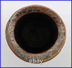 Bernard Rooke Studio Stoneware Pottery Fossil Vase 20th Century Bernard Rooke Studio Stoneware Pottery Fossil Vase 20th Century