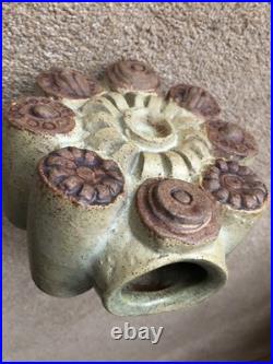 Bernard Rooke Toroidal Wheel Vase Vgc Swilland Studio Pottery. 1970s Stoneware