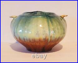 Bill Campbell Pottery Signed Matte Crystalline Glaze Vase One of a Kind