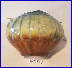 Bill Campbell Pottery Signed Matte Crystalline Glaze Vase One of a Kind