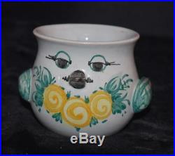 Bjorn Wiinblad Danmark Art Studio Pottery Bird Face Cup/ Vase withWings-V64 1980