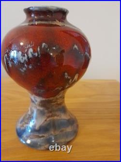 Black Ryden Vase by Anita Harris 2003 the night sky